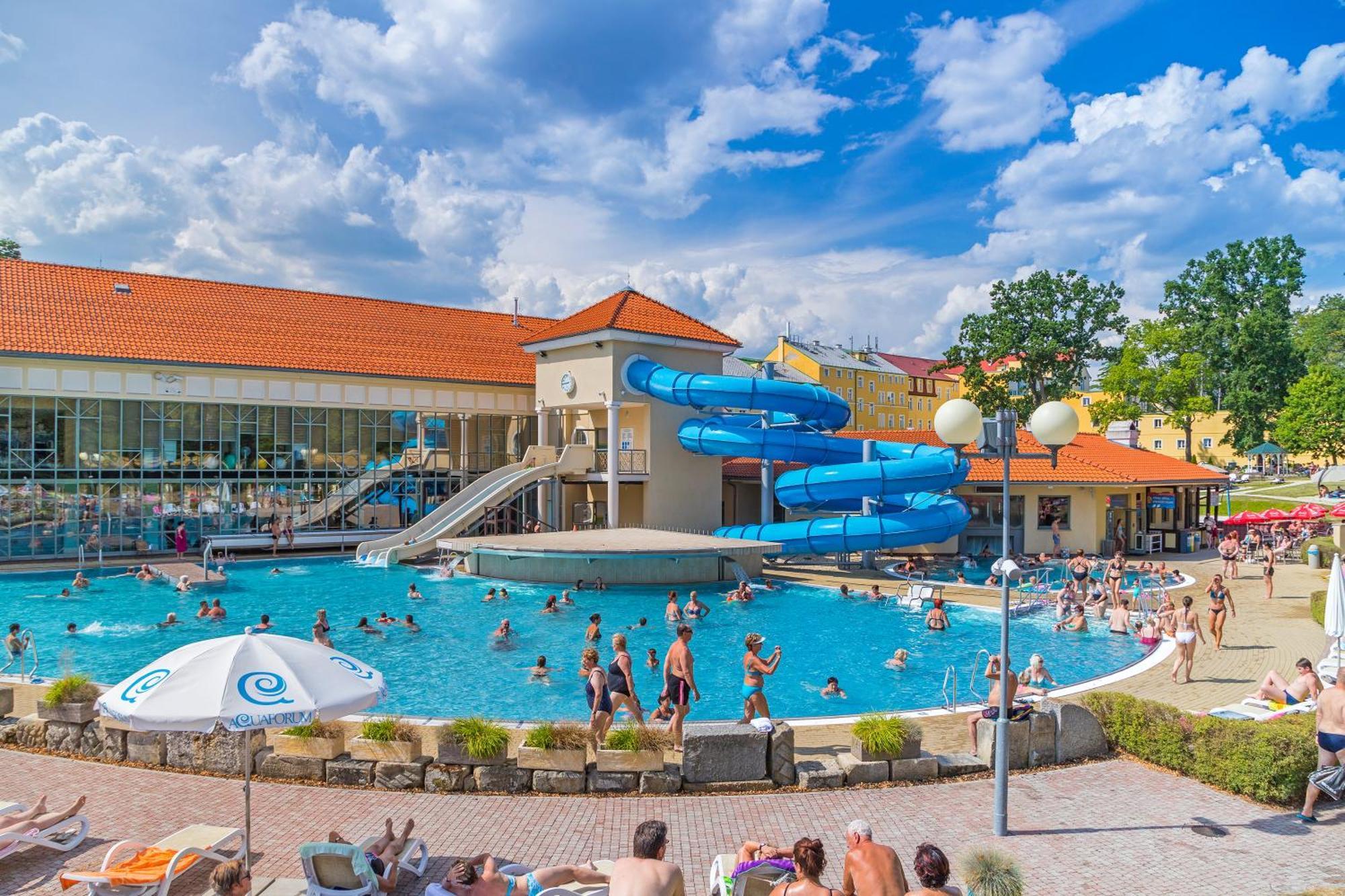 Hotel Three Lilies Inkl Aquaforum Frantiskovy Lazne Exterior foto